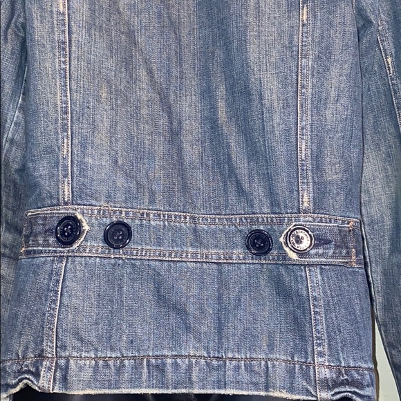 Abercrombie and Fitch faux fur quilted Jean jacket - Picture 6 of 8